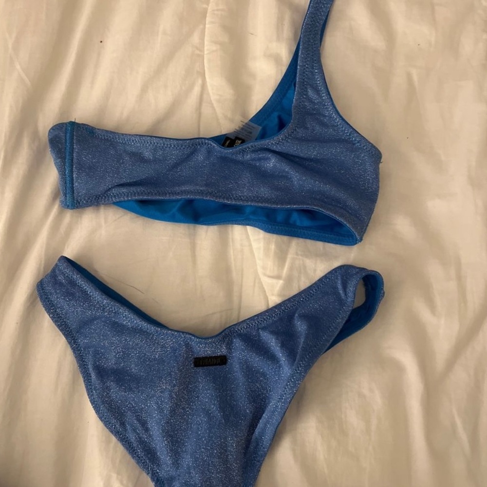 Triangle One Shoulder Bathing Suit